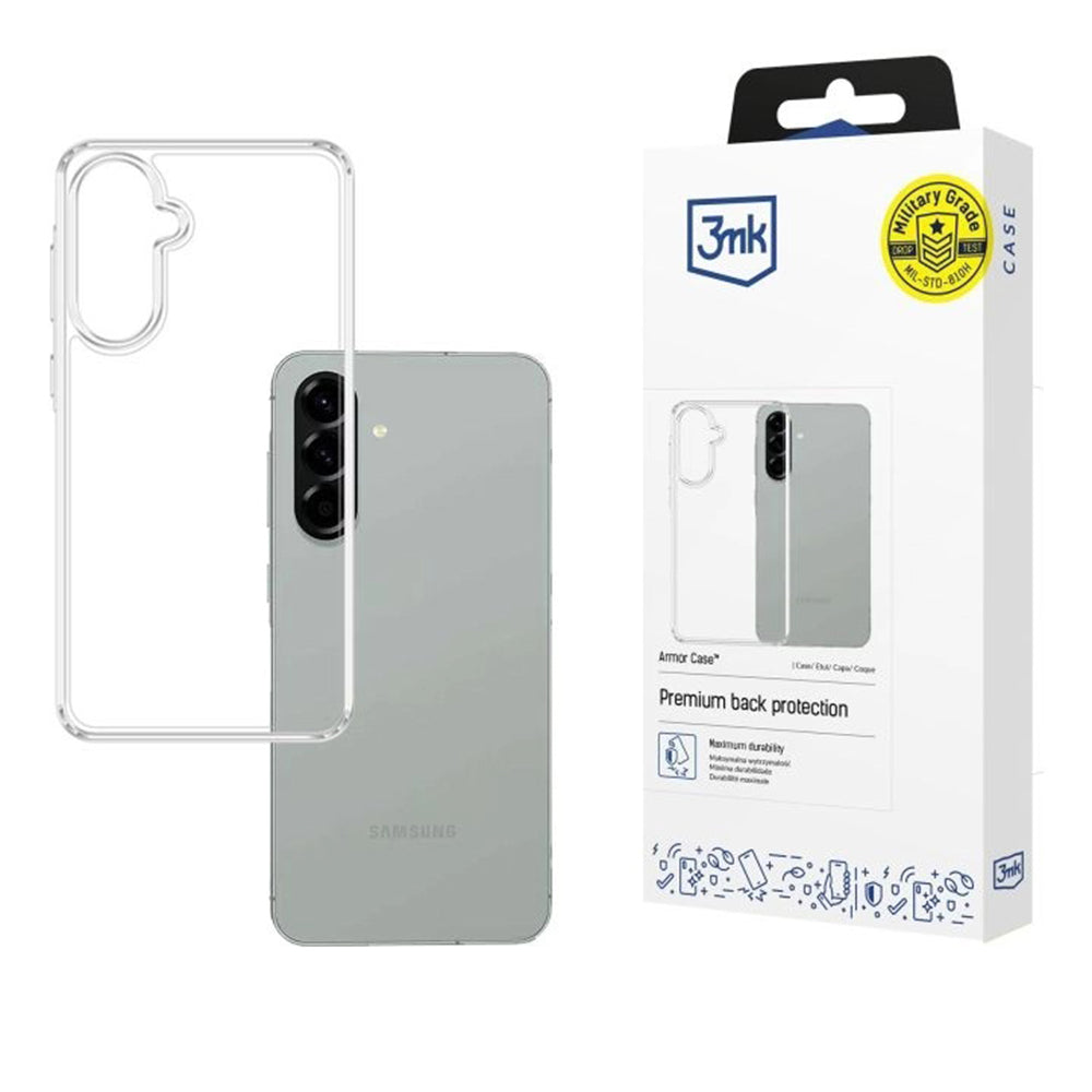 Калъф за Samsung Galaxy A57 5G, 3MK, Armor, Прозрачен
