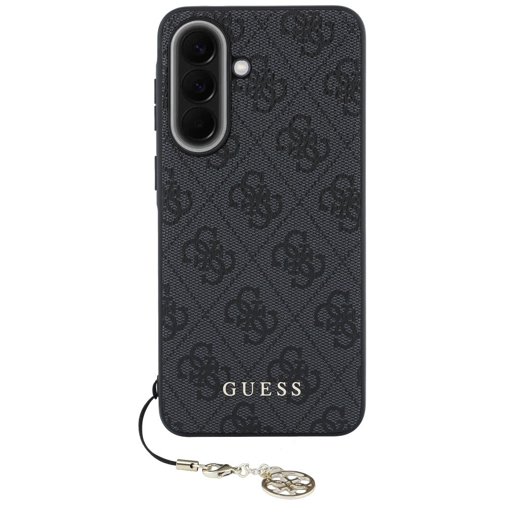 Калъф за Samsung Galaxy A57 5G, Guess, 4G Classic Logo Charm, Черен