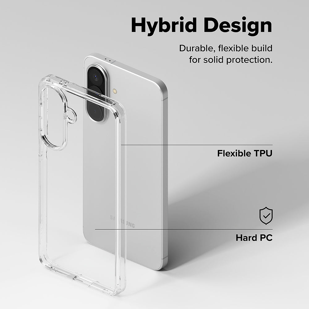 Калъф за Samsung Galaxy A57 5G, Ringke, Fusion, Прозрачен