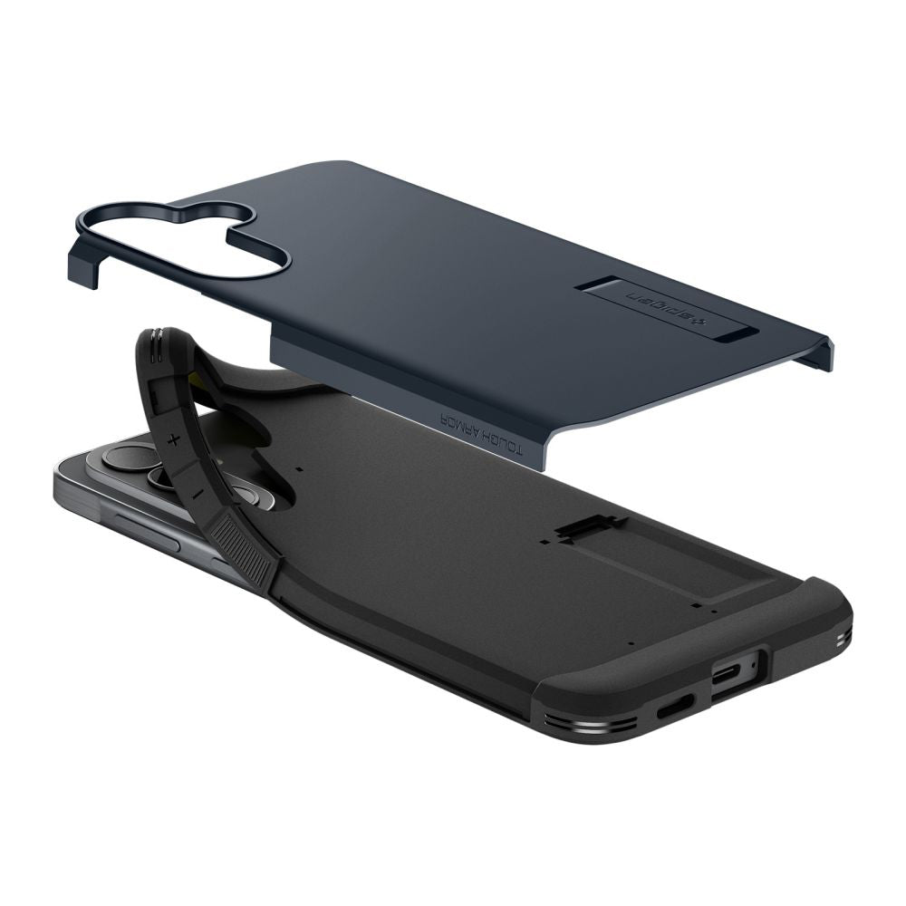 Калъф за Samsung Galaxy A57 5G, Spigen, Tough Armor, Син ACS11126