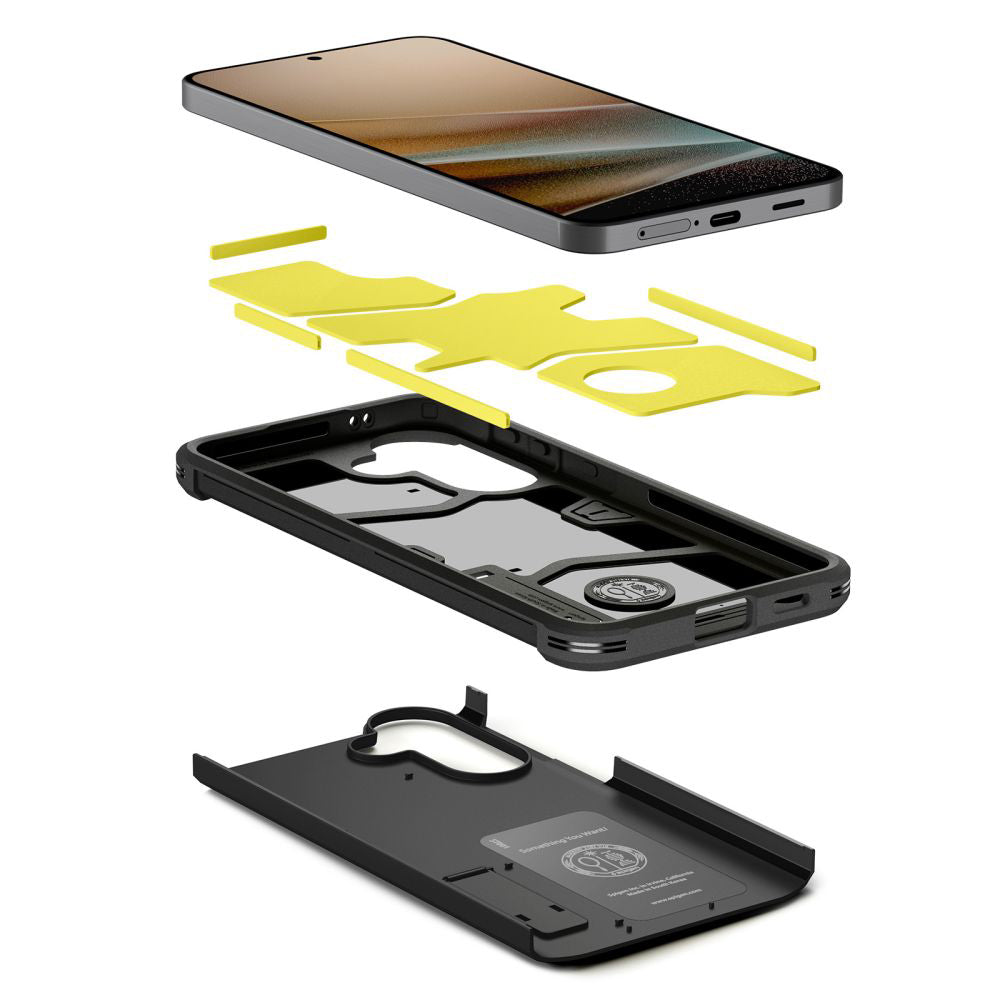 Калъф за Samsung Galaxy A57 5G, Spigen, Tough Armor, Черен ACS11125