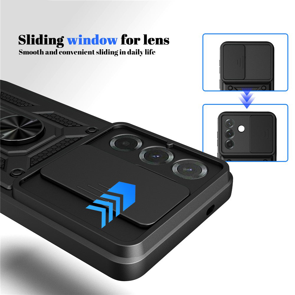 Case for Samsung Galaxy A57 5G, Techsuit, CamShield, Black