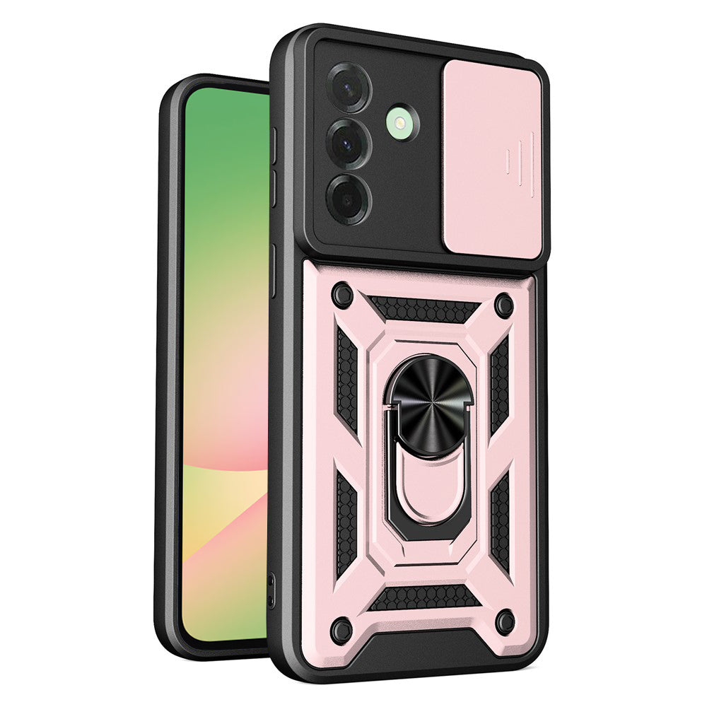 Калъф за Samsung Galaxy A57 5G, Techsuit, CamShield, Розово Злато