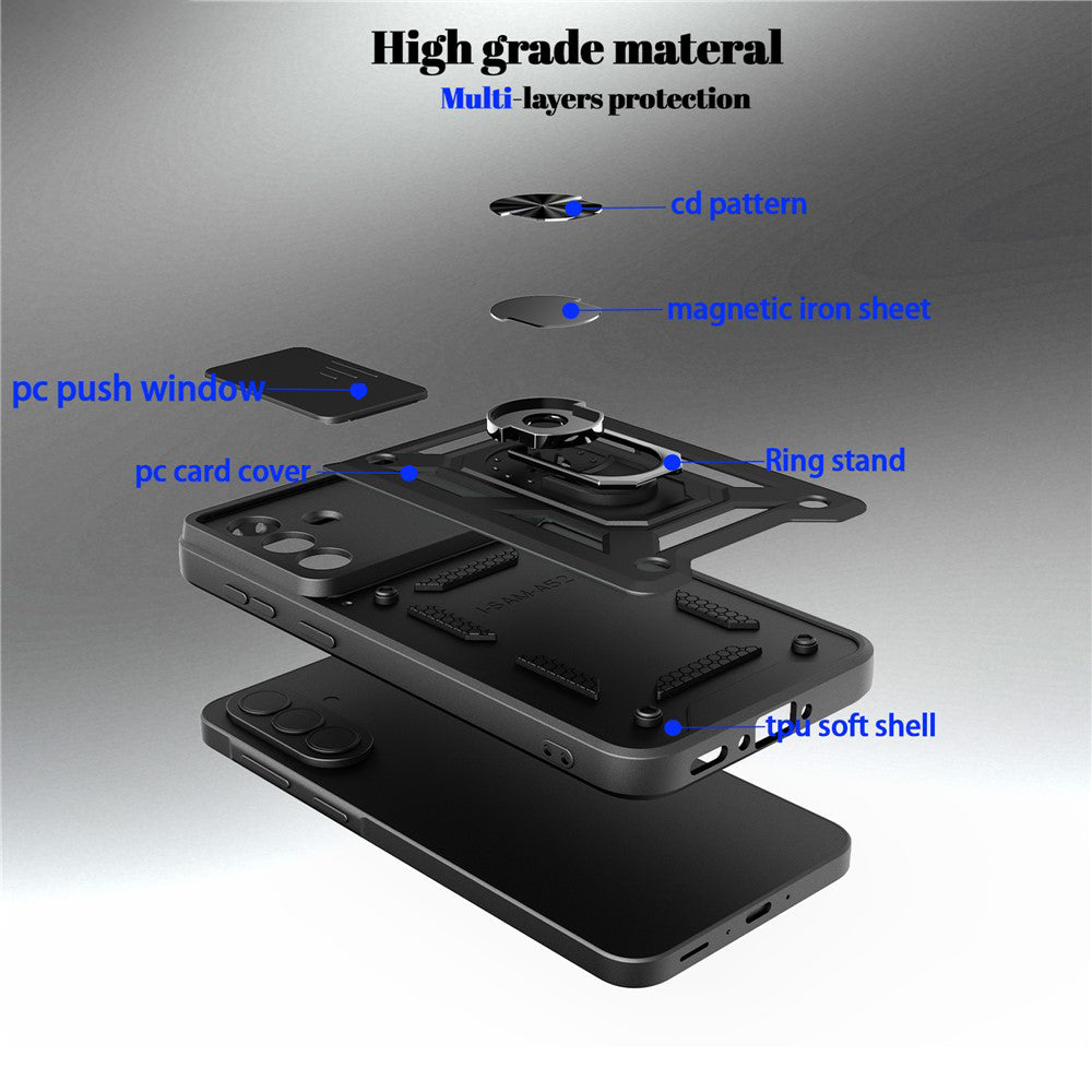 Калъф за Samsung Galaxy A57 5G, Techsuit, CamShield, Зелен