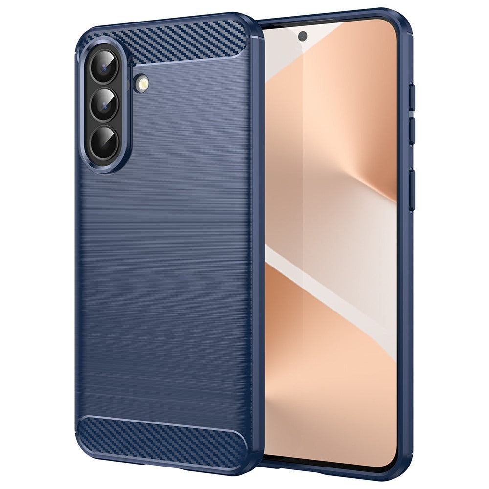 Калъф за Samsung Galaxy A57 5G, Techsuit, Карбон, Син