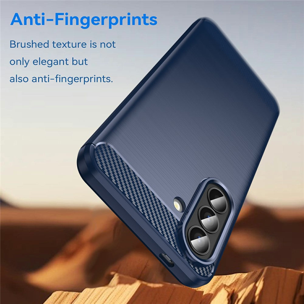 Калъф за Samsung Galaxy A57 5G, Techsuit, Карбон, Син