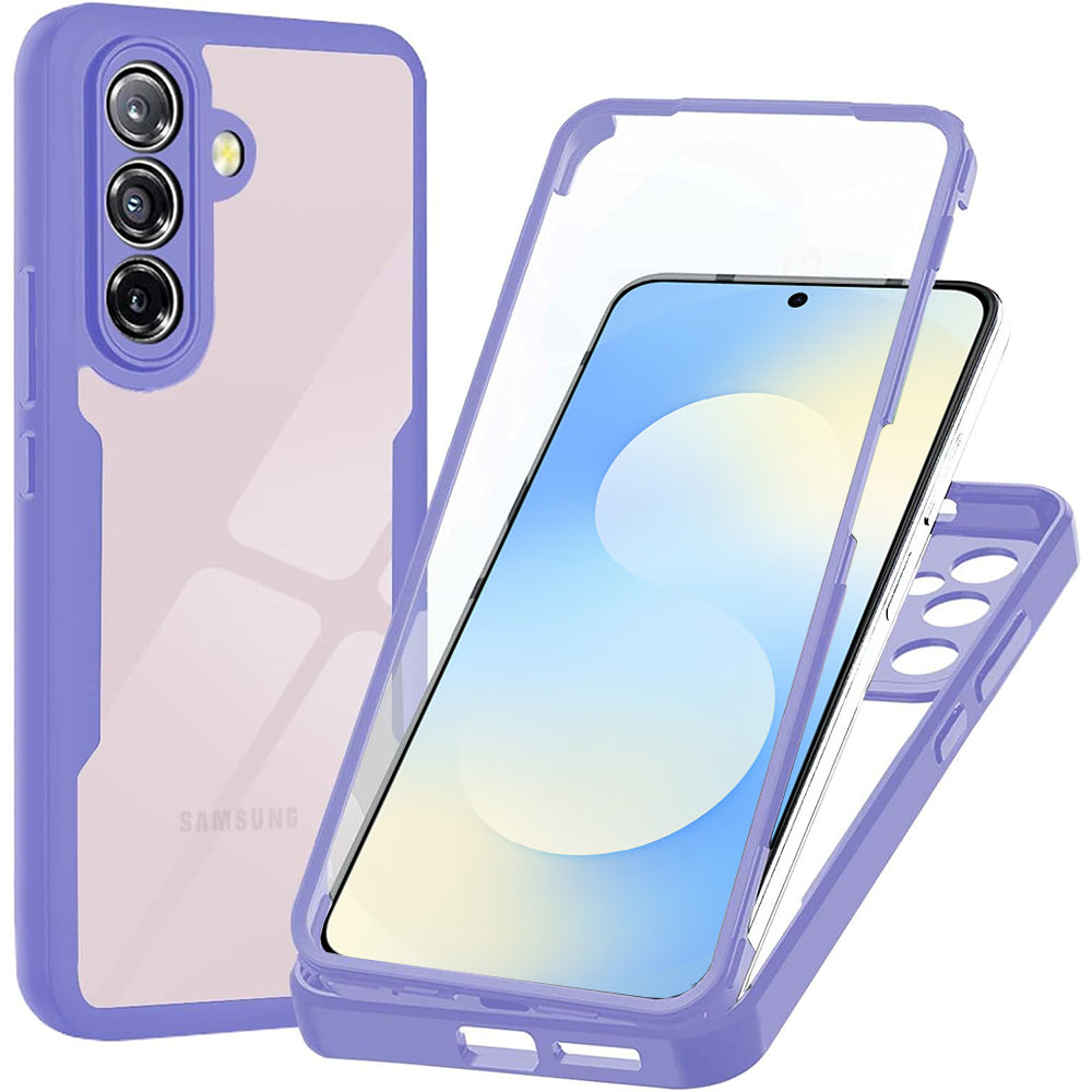 Калъф за Samsung Galaxy A57 5G, Techsuit, ColorVerse 360, Лилав