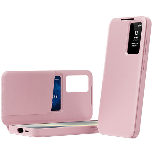 Калъф за Samsung Galaxy A57 5G, Techsuit, SmartView, Розов