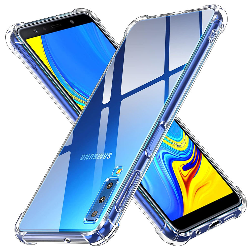 Калъф за Samsung Galaxy A7 (2018) A750, Techsuit, Shockproof Clear, Прозрачен