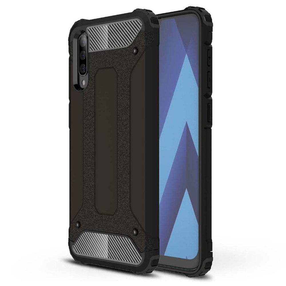 Калъф за Samsung Galaxy A70s A707 / A70 A705, Techsuit, Hybrid Armor, Черен