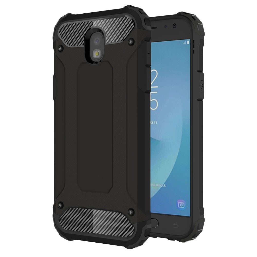 Калъф за Samsung Galaxy J5 (2017) J530, Techsuit, Hybrid Armor, Черен