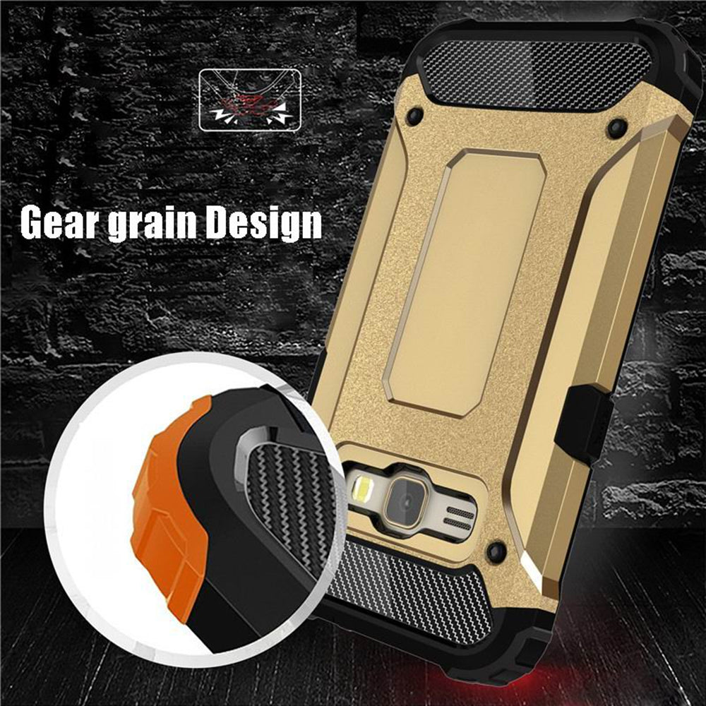Калъф за Samsung Galaxy J5 J500, Techsuit, Hybrid Armor, Черен