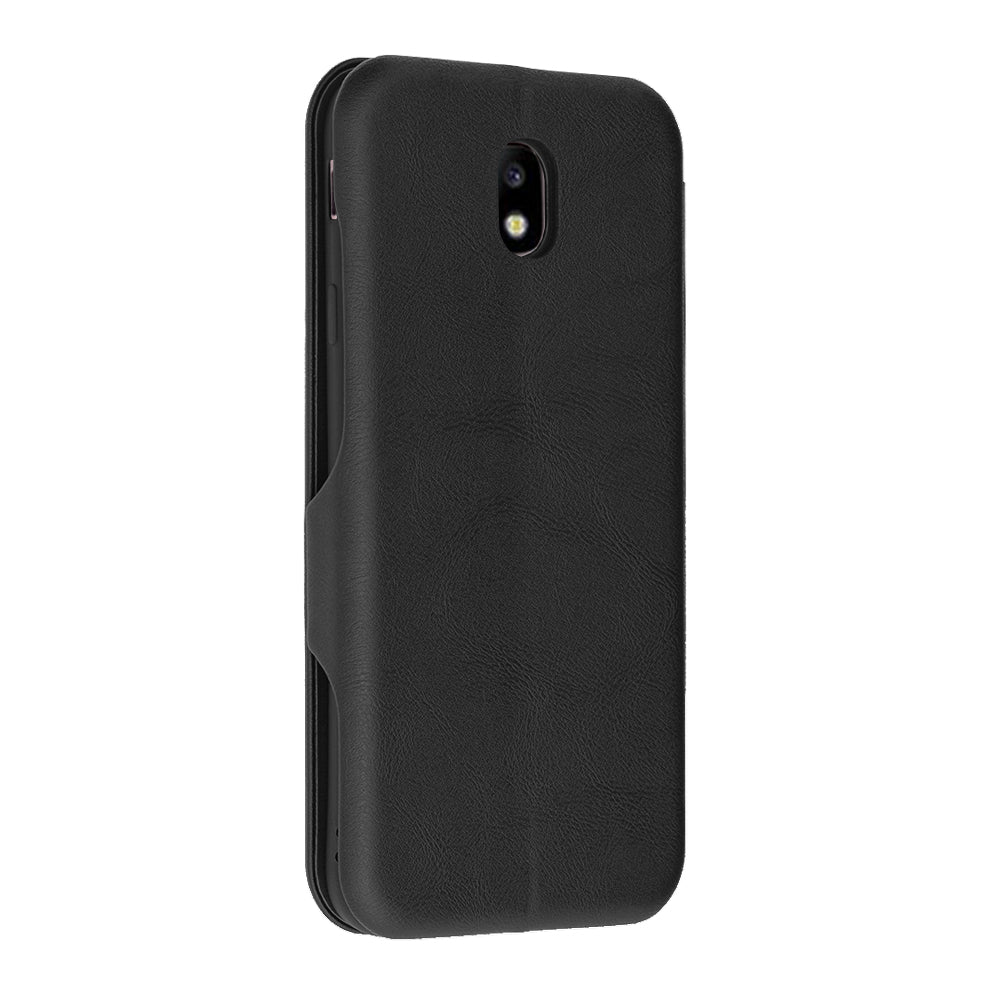 Калъф за Samsung Galaxy J7 (2017) J730, Techsuit, Safe Wallet Plus, Черен