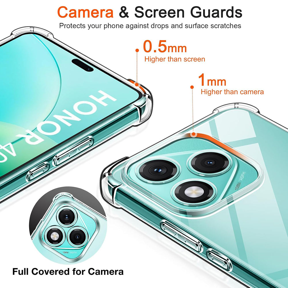 Калъф за Samsung Galaxy M56 M566, Techsuit, противоударен прозрачен, прозрачен
