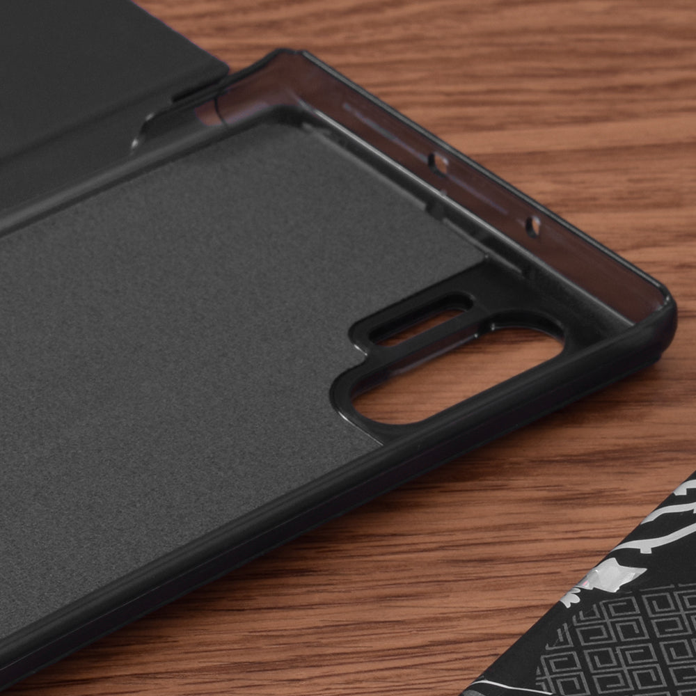 Калъф за Samsung Galaxy Note 10+ 5G N976 / Note 10+ N975, Techsuit, eFold, Черен