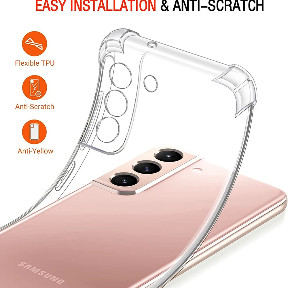 Калъф за Samsung Galaxy Note 10+ 5G N976 / Note 10+ N975, Techsuit, противоударен прозрачен, прозрачен