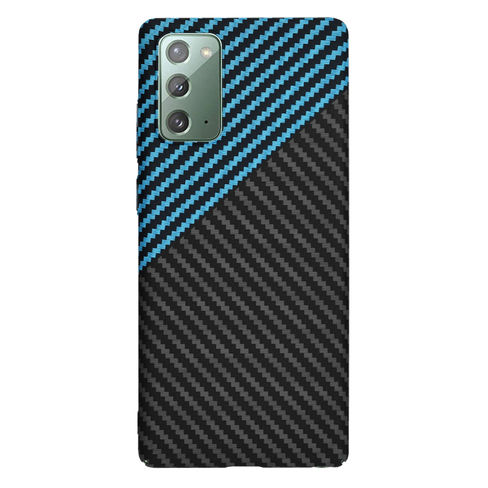 Калъф за Samsung Galaxy Note 20 5G N981 / Note 20 N980, Techsuit, Carbonite FiberShell, Черно Синьо