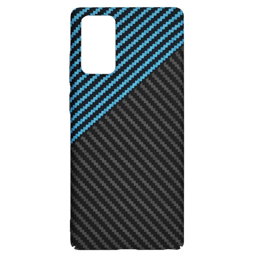 Калъф за Samsung Galaxy Note 20 5G N981 / Note 20 N980, Techsuit, Carbonite FiberShell, Черно Синьо