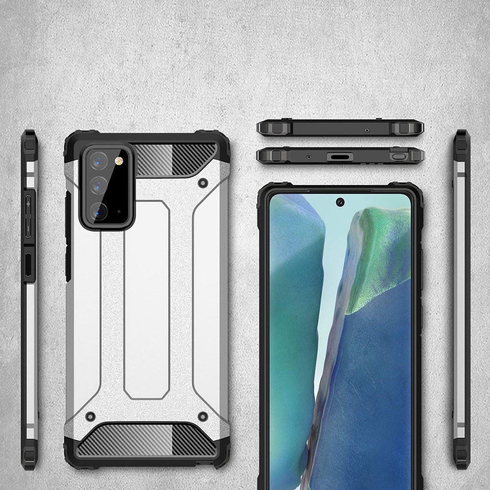 Калъф за Samsung Galaxy Note 20 5G N981 / Note 20 N980, Techsuit, Hybrid Armor, Черен