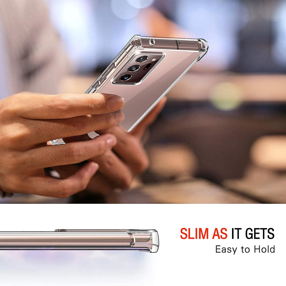 Калъф за Samsung Galaxy Note 20 Ultra 5G N986 / Note 20 Ultra N985, Techsuit, противоударен прозрачен, прозрачен