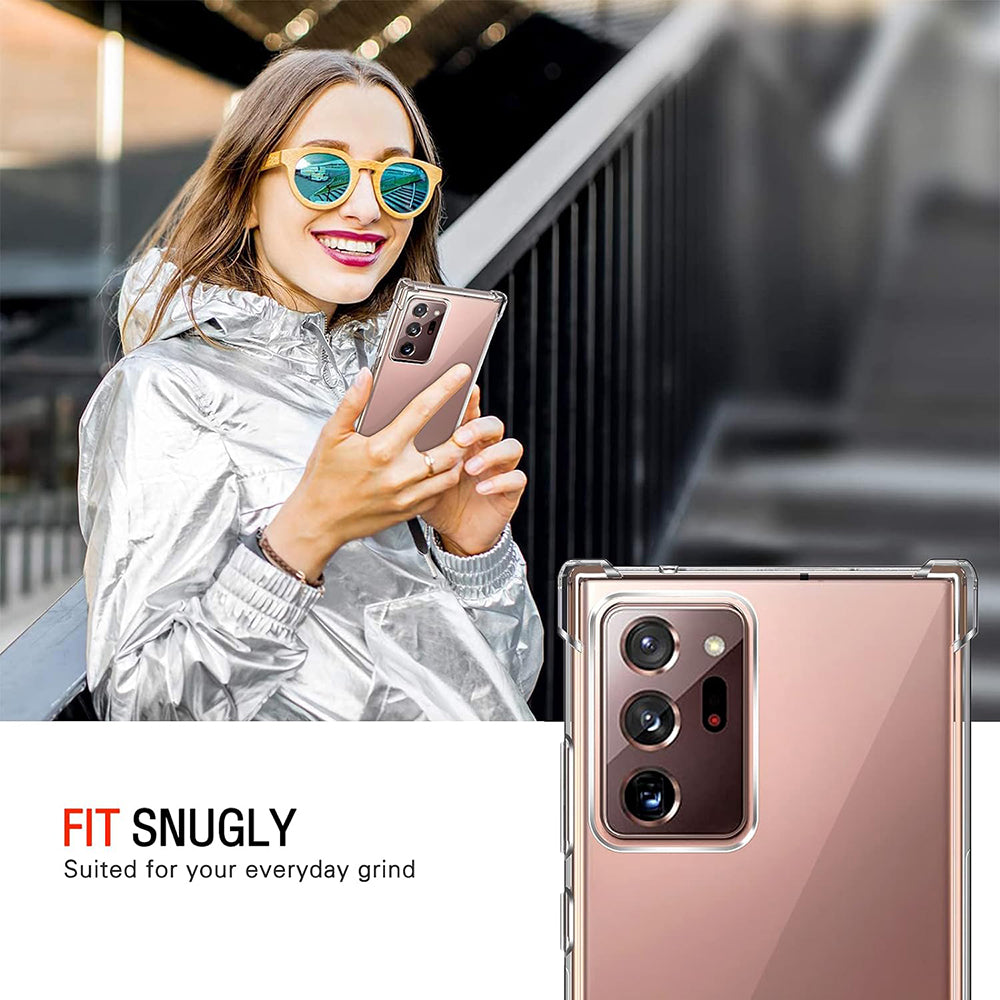 Калъф за Samsung Galaxy Note 20 Ultra 5G N986 / Note 20 Ultra N985, Techsuit, противоударен прозрачен, прозрачен