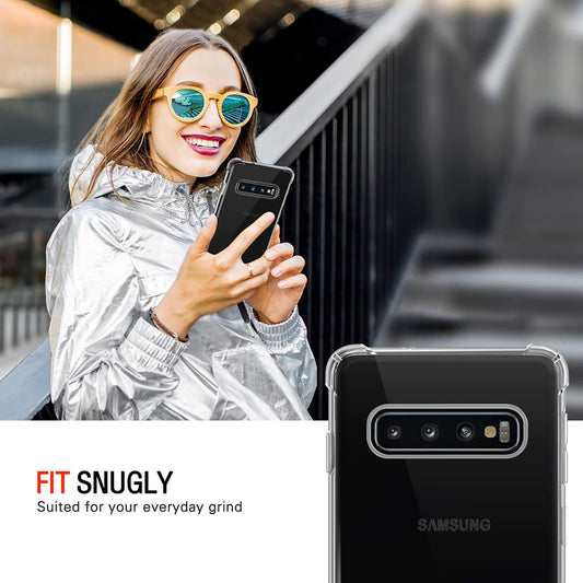 Калъф за Samsung Galaxy S10 G973, Techsuit, Shockproof Clear, Прозрачен