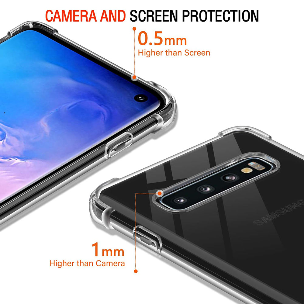 Калъф за Samsung Galaxy S10 G973, Techsuit, Shockproof Clear, Прозрачен