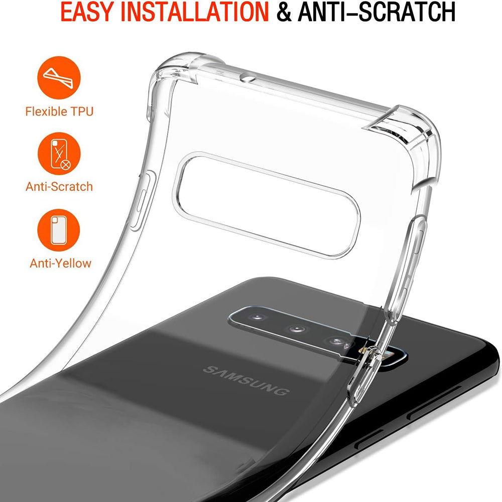 Калъф за Samsung Galaxy S10 G973, Techsuit, Shockproof Clear, Прозрачен