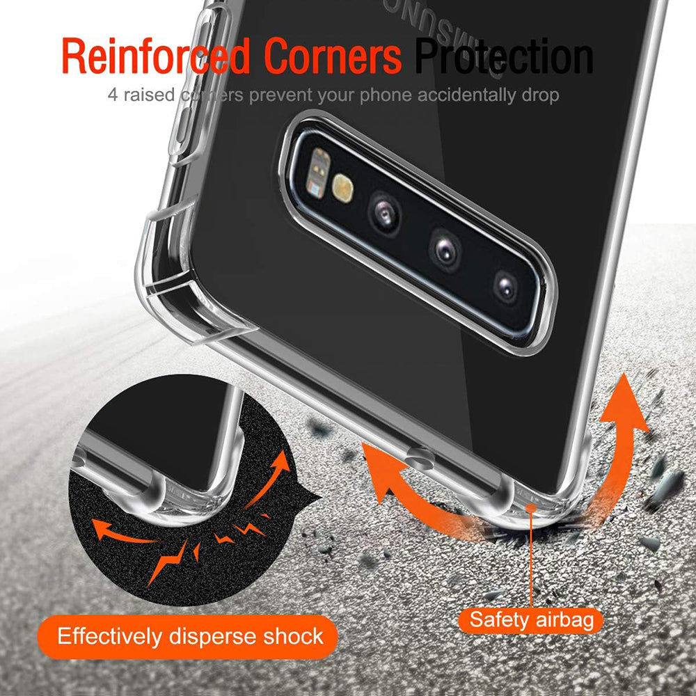Калъф за Samsung Galaxy S10 G973, Techsuit, Shockproof Clear, Прозрачен