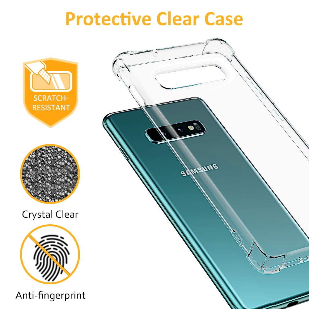 Калъф за Samsung Galaxy S10e G970, Techsuit, противоударен прозрачен, прозрачен