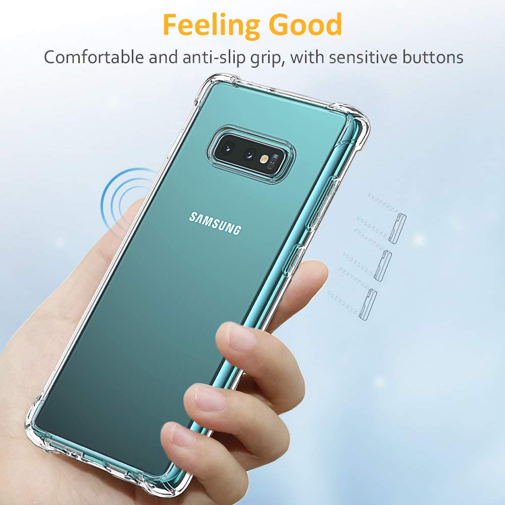 Калъф за Samsung Galaxy S10e G970, Techsuit, противоударен прозрачен, прозрачен