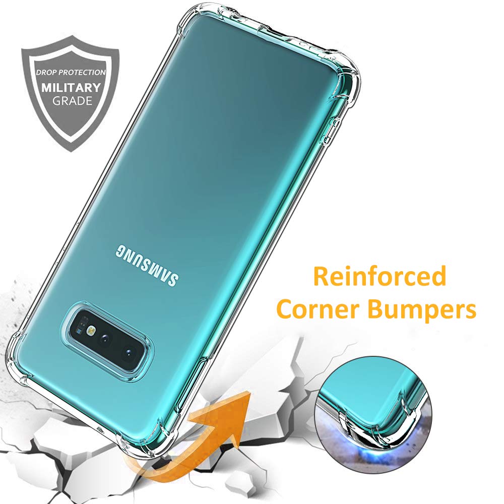 Калъф за Samsung Galaxy S10e G970, Techsuit, противоударен прозрачен, прозрачен