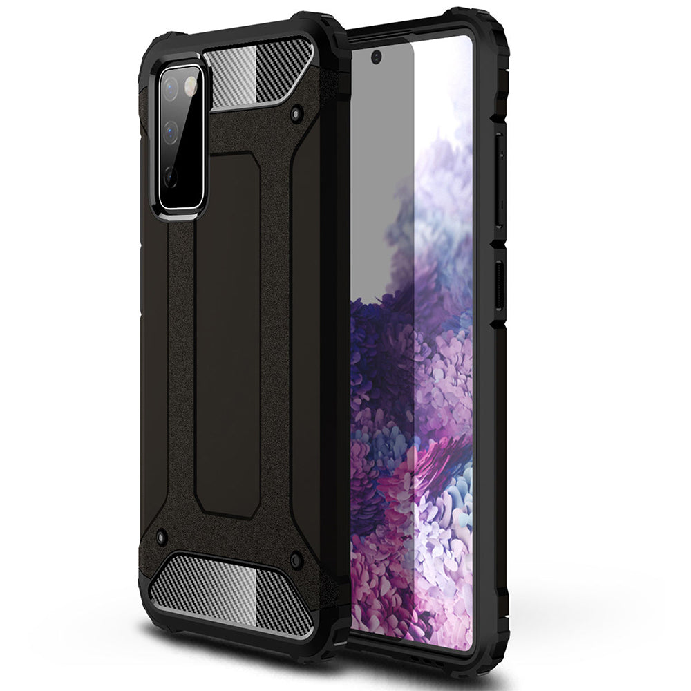 Калъф за Samsung Galaxy S20 FE 2022 G781 / S20 FE 5G G781 / S20 FE G780, Techsuit, Hybrid Armor, Черен