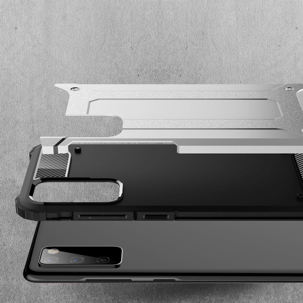 Калъф за Samsung Galaxy S20 FE 2022 G781 / S20 FE 5G G781 / S20 FE G780, Techsuit, Hybrid Armor, Черен