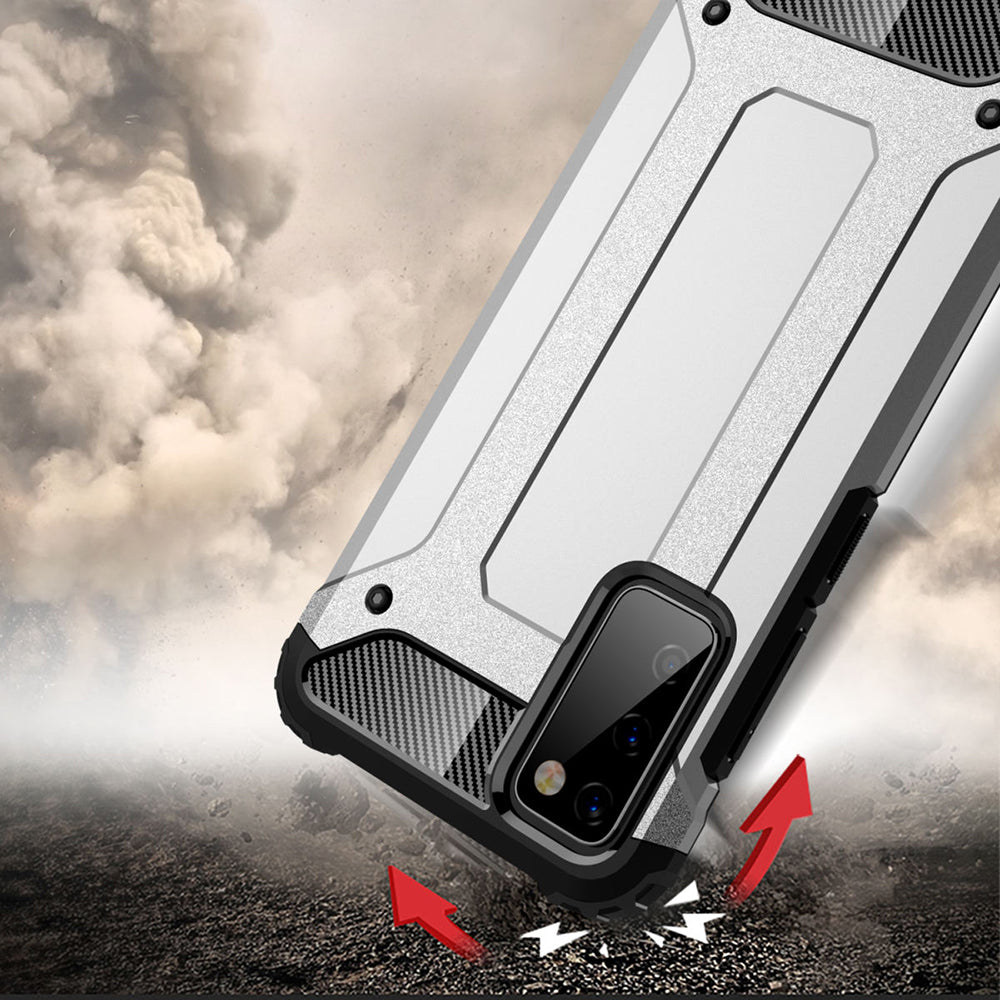 Калъф за Samsung Galaxy S20 FE 2022 G781 / S20 FE 5G G781 / S20 FE G780, Techsuit, Hybrid Armor, Черен