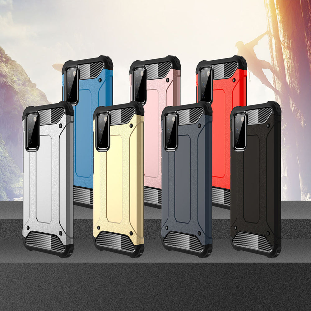 Калъф за Samsung Galaxy S20 FE 2022 G781 / S20 FE 5G G781 / S20 FE G780, Techsuit, Hybrid Armor, Черен