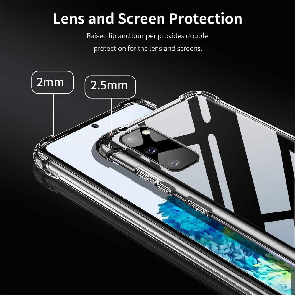 Калъф за Samsung Galaxy S20+ 5G G986 / S20+ G985, Techsuit, противоударен прозрачен, прозрачен