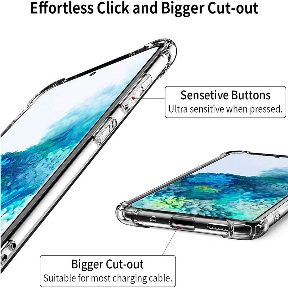Калъф за Samsung Galaxy S20+ 5G G986 / S20+ G985, Techsuit, противоударен прозрачен, прозрачен