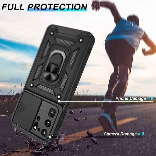 Калъф за Samsung Galaxy S20 Ultra 5G G988 / S20 Ultra G988, Techsuit, CamShield, Черен