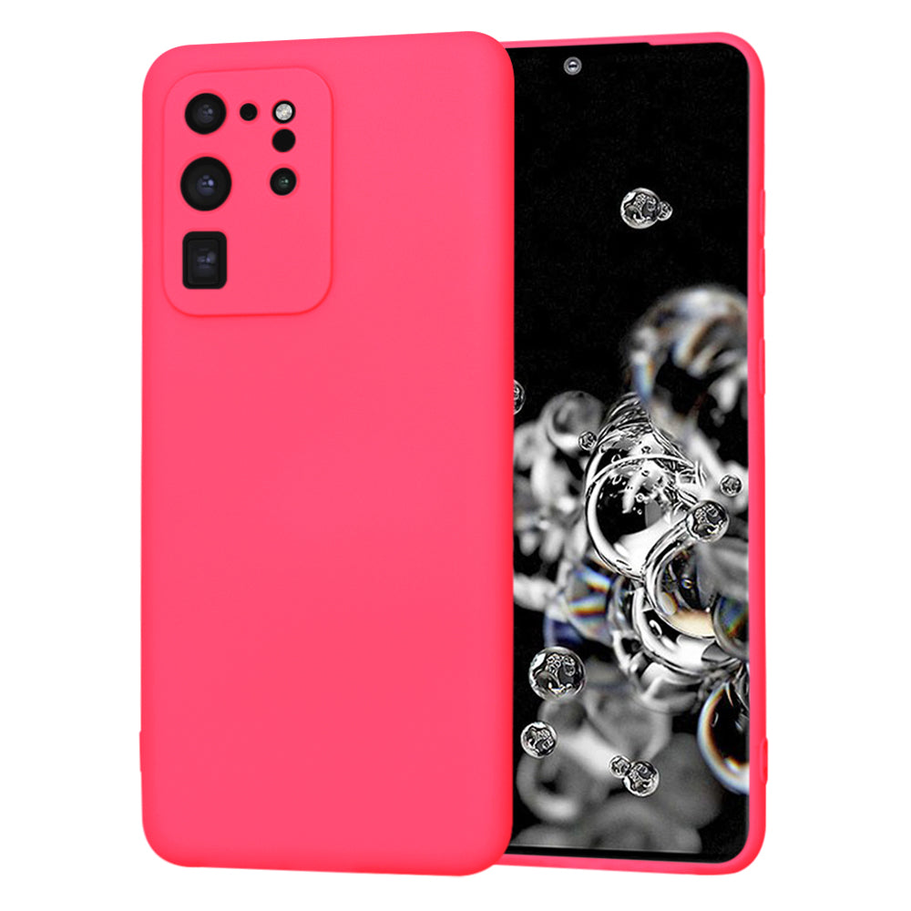 Калъф за Samsung Galaxy S20 Ultra 5G G988 / S20 Ultra G988, Techsuit, SoftFlex, Тъмнорозов