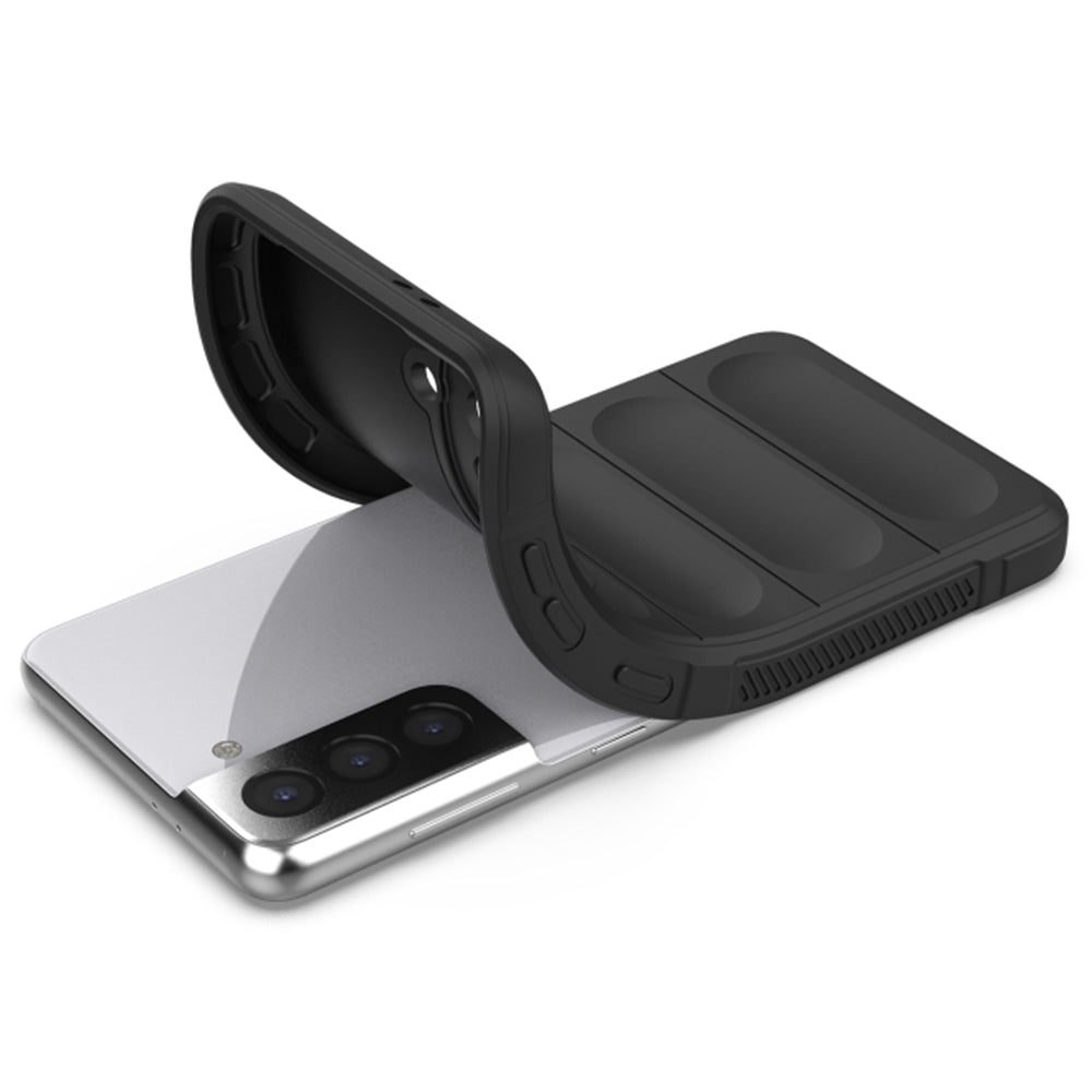 Калъф за Samsung Galaxy S21 5G G991, Techsuit, Magic Shield, Черен