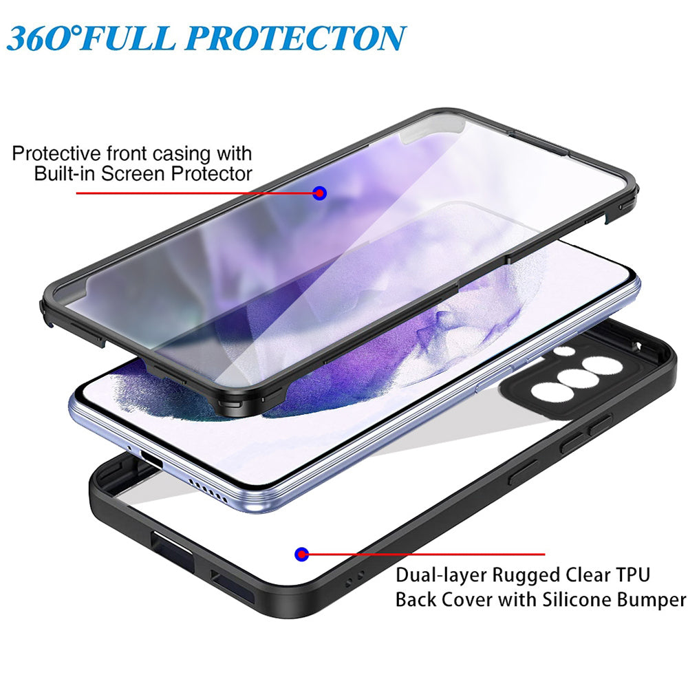 Калъф за Samsung Galaxy S21 FE 5G G990, Techsuit, ColorVerse 360, Черен