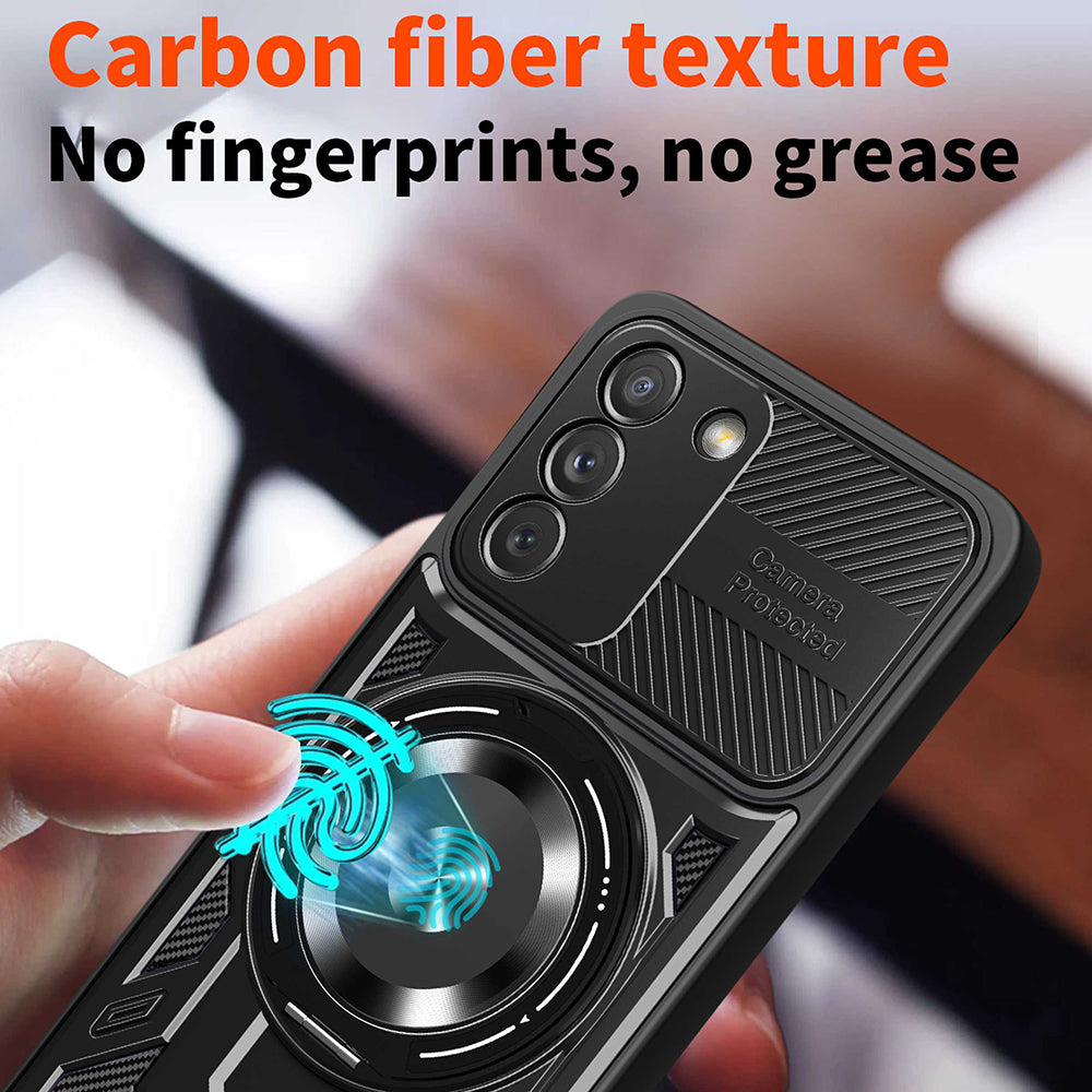 Калъф за Samsung Galaxy S21 FE 5G G990, Techsuit, RuggedCam, Черен