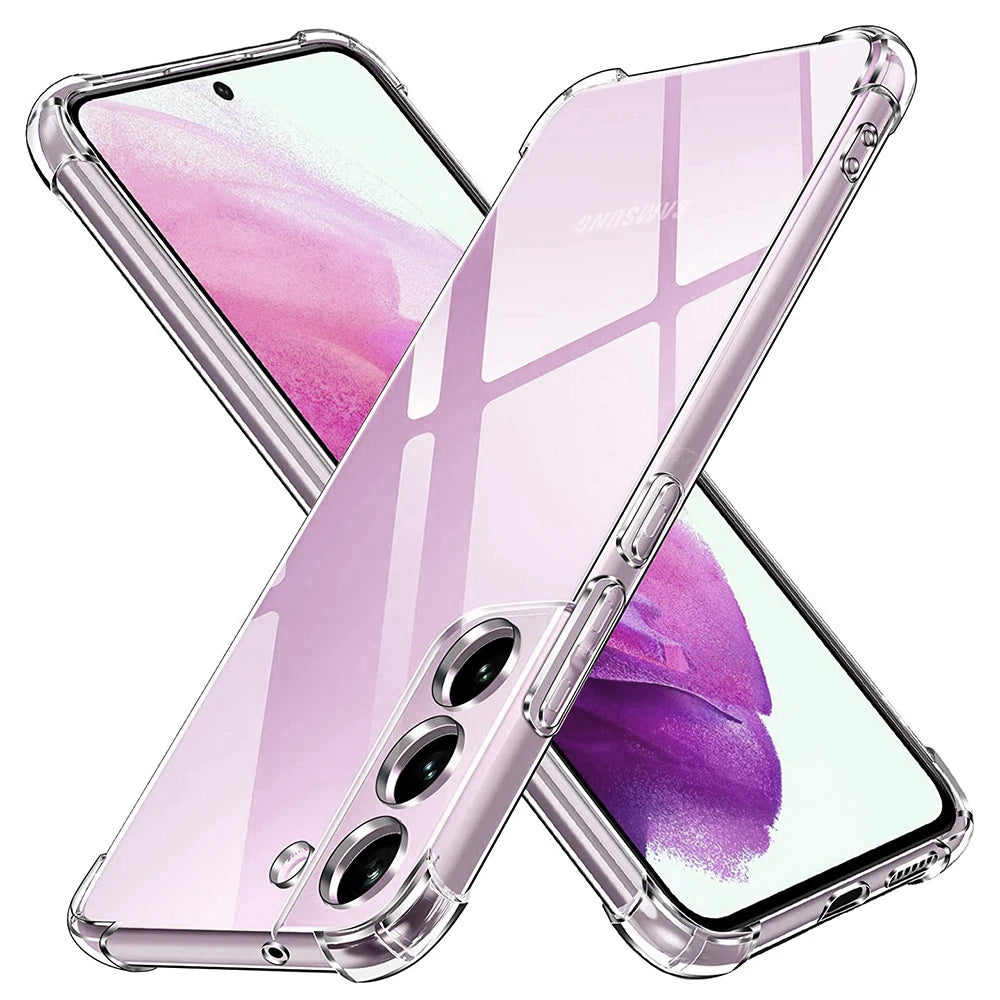 Калъф за Samsung Galaxy S21 FE 5G G990, Techsuit, противоударен прозрачен, прозрачен