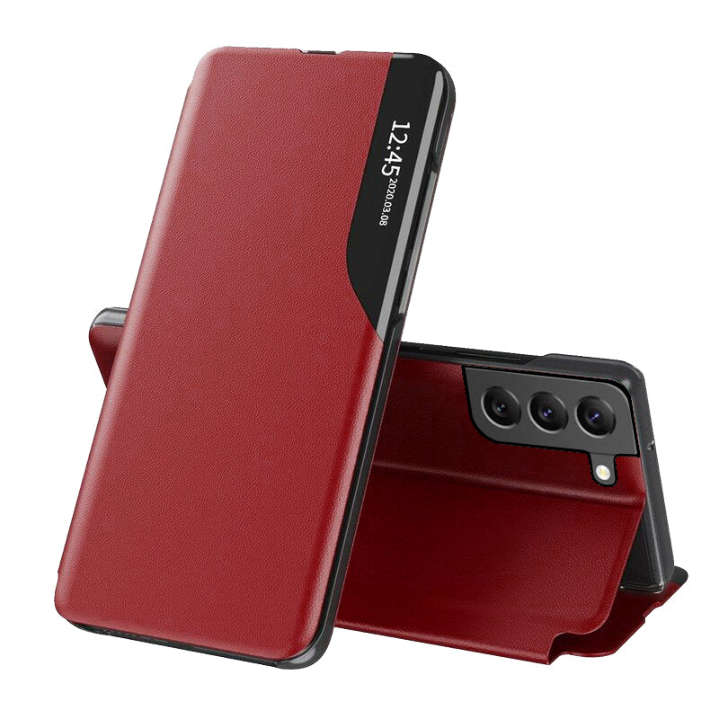 Калъф за Samsung Galaxy S22 5G S901, Techsuit, eFold, Червен