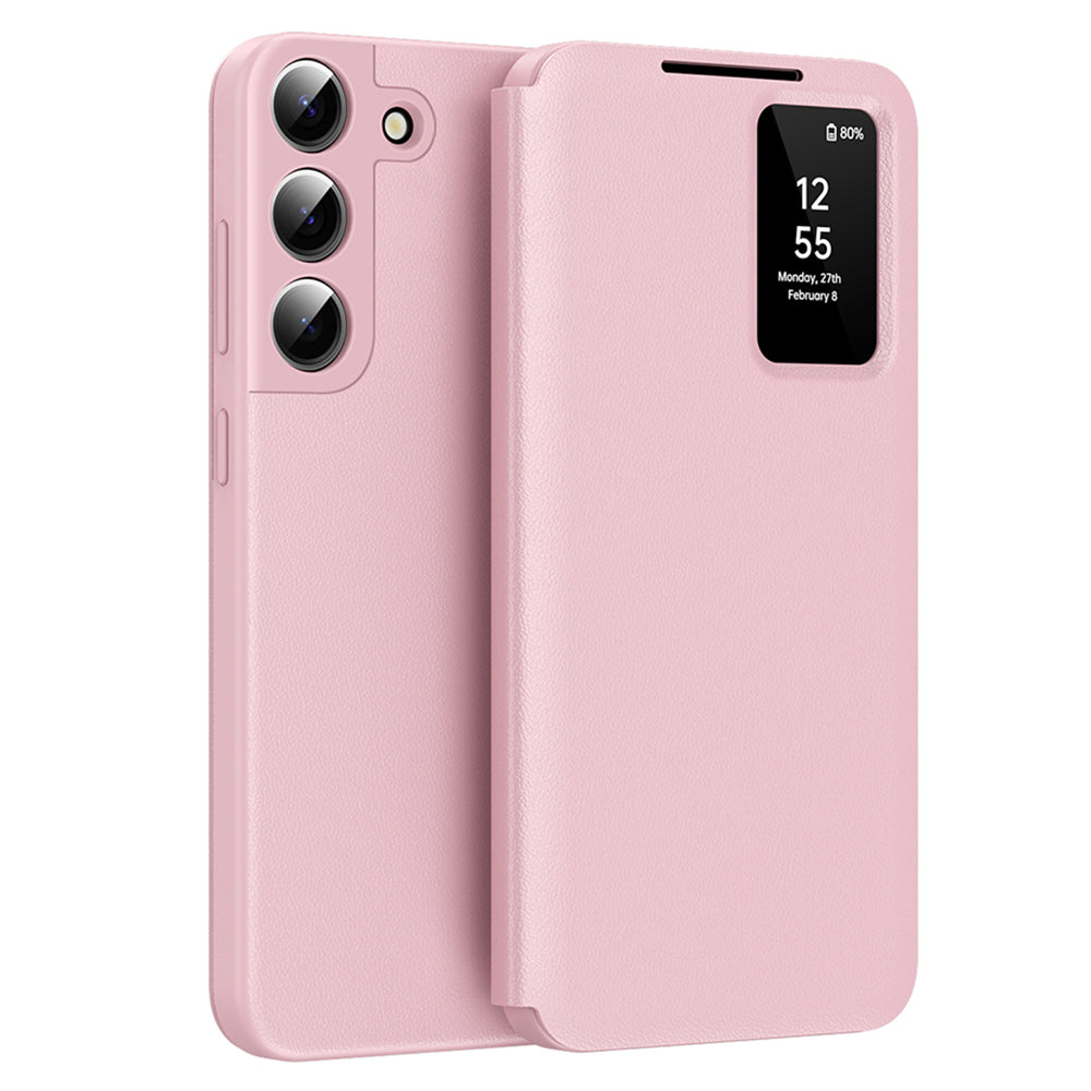 Калъф за Samsung Galaxy S22 5G S901, Techsuit, SmartView, Розов