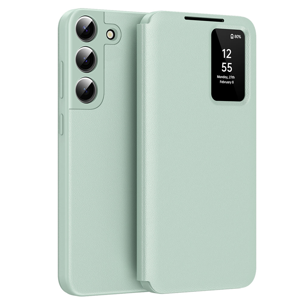 Калъф за Samsung Galaxy S22 5G S901, Techsuit, SmartView, Зелен