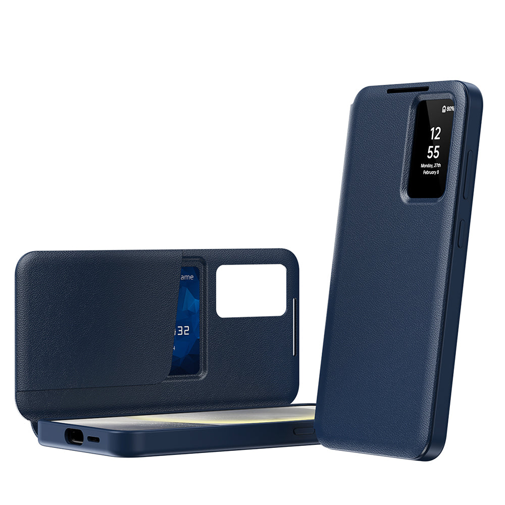Калъф за Samsung Galaxy S22+ 5G S906, Techsuit, SmartView, Син