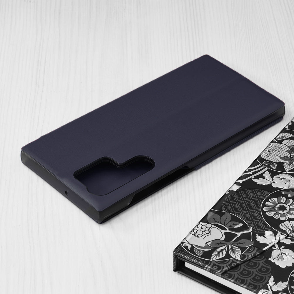 Калъф за Samsung Galaxy S22 Ultra 5G S908, Techsuit, eFold, Тъмносин