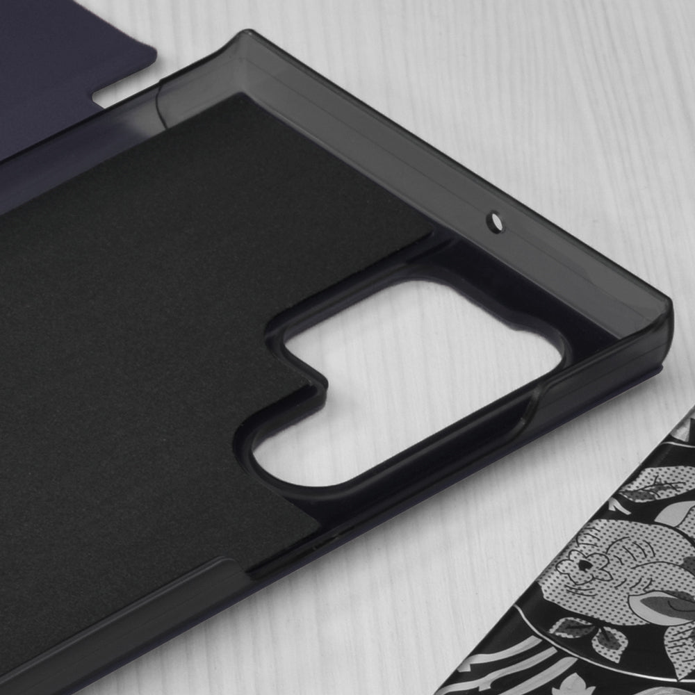 Калъф за Samsung Galaxy S22 Ultra 5G S908, Techsuit, eFold, Тъмносин